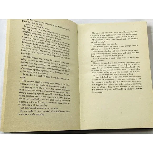 1904 Antique Hardcover Some After Dinner Speeches Anecdotes And Toast Book - Picture 8 of 9